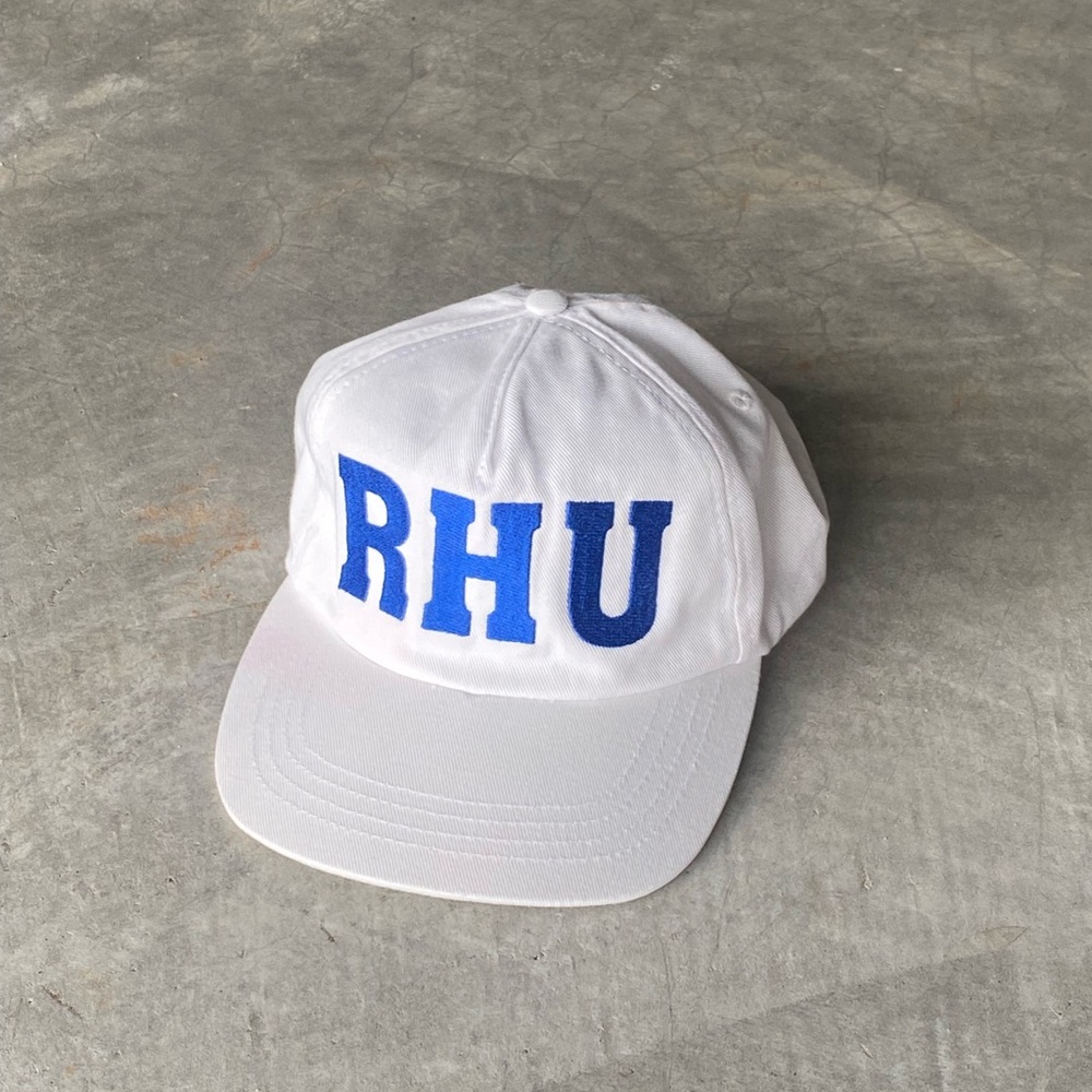 Rhude White and Blue Cap